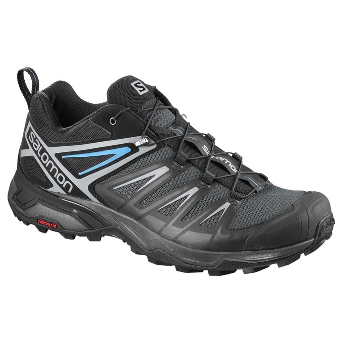 Zapatillas Trekking Salomon Hombre Plateadas / Negras - Salomon Argentina X ULTRA 3 ,825361-KVG